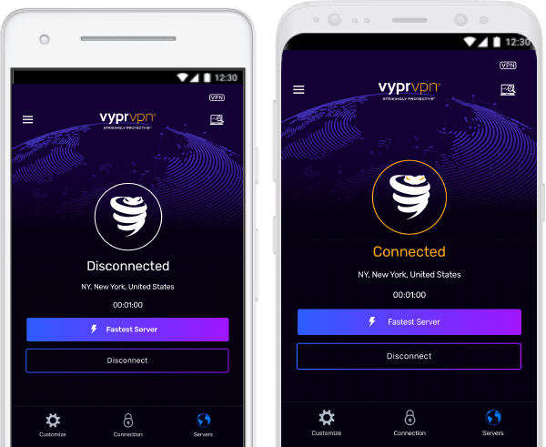 Aplicación VyprVPN para Android